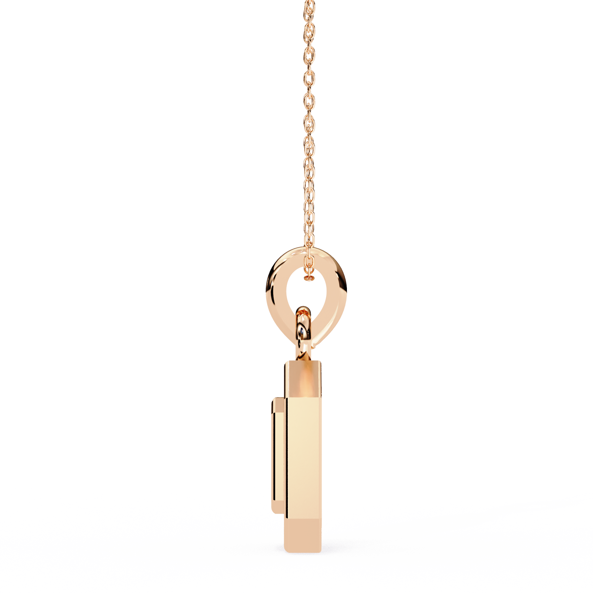Solitairekart 0.16ct Natural Diamond Pendant-HI Color, VS-SI Clarity